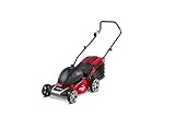 Sharpex 1800 Watt Electric Lawn Mower | Single Phase 2.5 HP Mottor, Folding Handle and Detachable Collection Box | Adjustable Height Mower (16 Inch Cutting Blade)