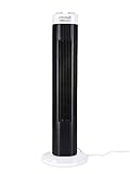 Croma 45 Watts Air Tower Fan with Copper Motor, 2 Years Warranty (CRAF0028, Black & White)