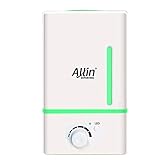 Allin Exporters DT-1618 Aromatherapy Diffuser Essential Oil 4 in 1 to Purify, Ionize, Humidify & Spread Aroma Ultrasonic Humidifier Cool Mist with 3 Color Changing LED Lights (1500ml)