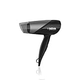Nova NHP 8109 Silky Shine 1400 Watts Hot & Cold Foldable Hair Dryer (Black)