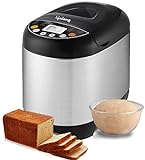 Lifelong Atta and Bread Maker for Home and kitchen I 550 Watt Fully Automatic Machine I 19 Pre-Set Menu with Adjustable Crust Control I LCD Display I Make Bread at Home (1 Year Warranty)