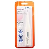 Omron MC 246 Digital Thermometer With Quick Measurement of Oral & Underarm Temperature in Celsius & Fahrenheit, Water Resistant for Easy Cleaning
