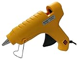 Glun Kobra 40W Hot Melt Glue Gun with On Off Switch and Led Indicator (Yellow Gun with 5 Sticks)