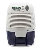 Gurin Thermo Electric Mini Dehumidifier, 1100 Cubic Feet, Peltier Technology Dehumidifier Compact and Portable for High Humidity in Home, Kitchen, Bedroom, Basement, Caravan, Office, Garage