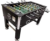 Play In The City Unisex Football Table /Soccer Table Warrior Edition with 2 Cup Holder (Black)