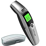 Dr Trust (USA) Forehead Digital Infrared Thermometer for babies and Adults with color Coded Fever Guidance (silver)- 603