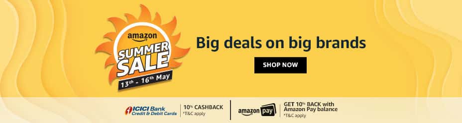 Amazon Summer Sale (13th to 16th April) - Sizzling Hot Deals 1