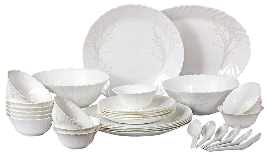 Cello Imperial Winter Frost Opalware Dinner Set
