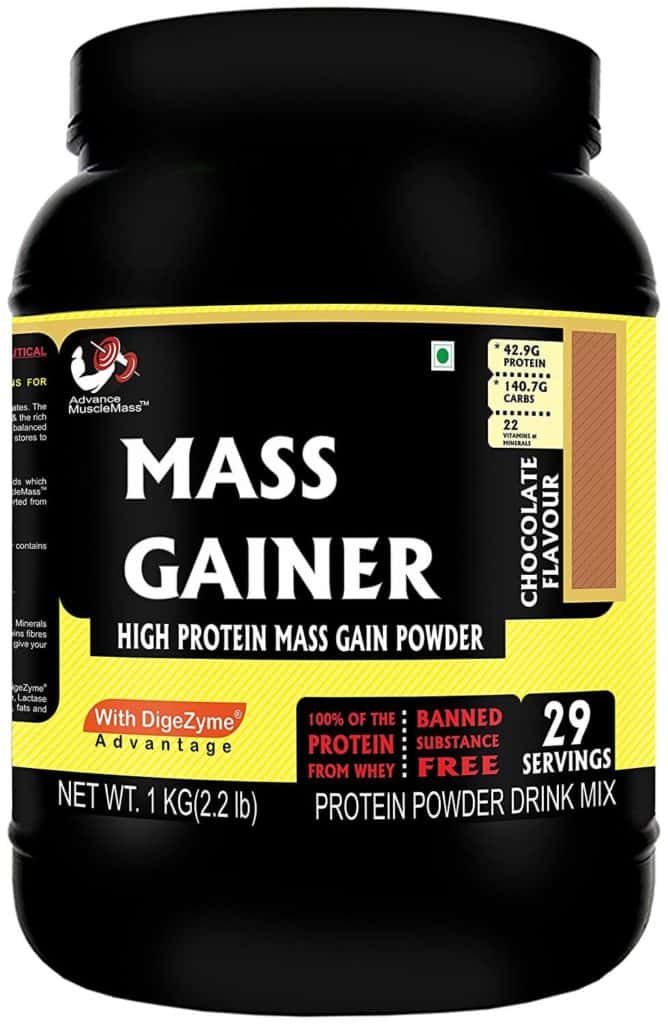 Musclemass High Protein Mass Gainer Review - Best Mass Gainer Supplements in India!