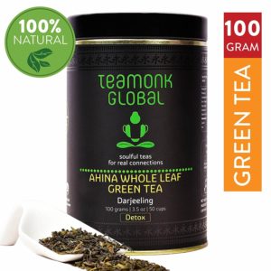 Teamonk Darjeeling Organic Green Tea for Weight Loss, 100g