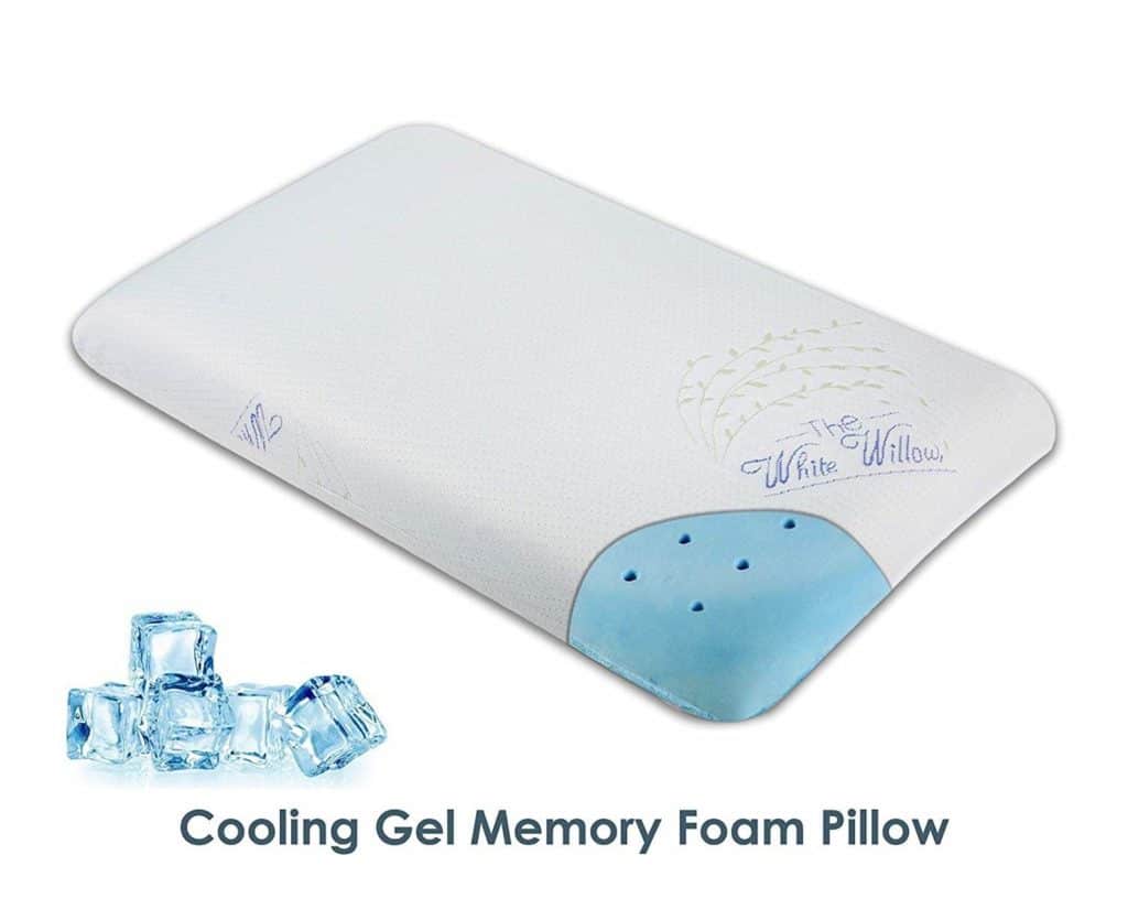 The White Willow Orthopedic Memory Foam Cooling Gel Small Size Neck & Back Support Bed Pillow Review